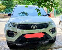 Front view of a Tata Nexon