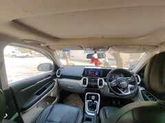 interior dashboard view of a Kia Sonet