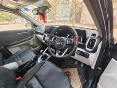 interior dashboard view of a Kia Sonet