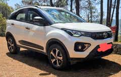 front three-quarter view of a Tata Nexon