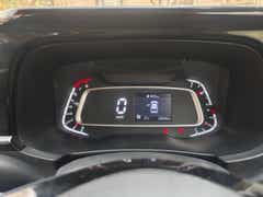 instrument cluster of a Kia Sonet