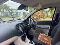 interior dashboard of a Tata Tiago EV