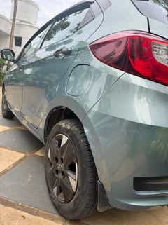 rear three-quarter of a Tata Tiago EV