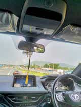 interior dashboard view of a Tata Nexon
