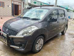 Front three-quarter of a Maruti Suzuki Ertiga