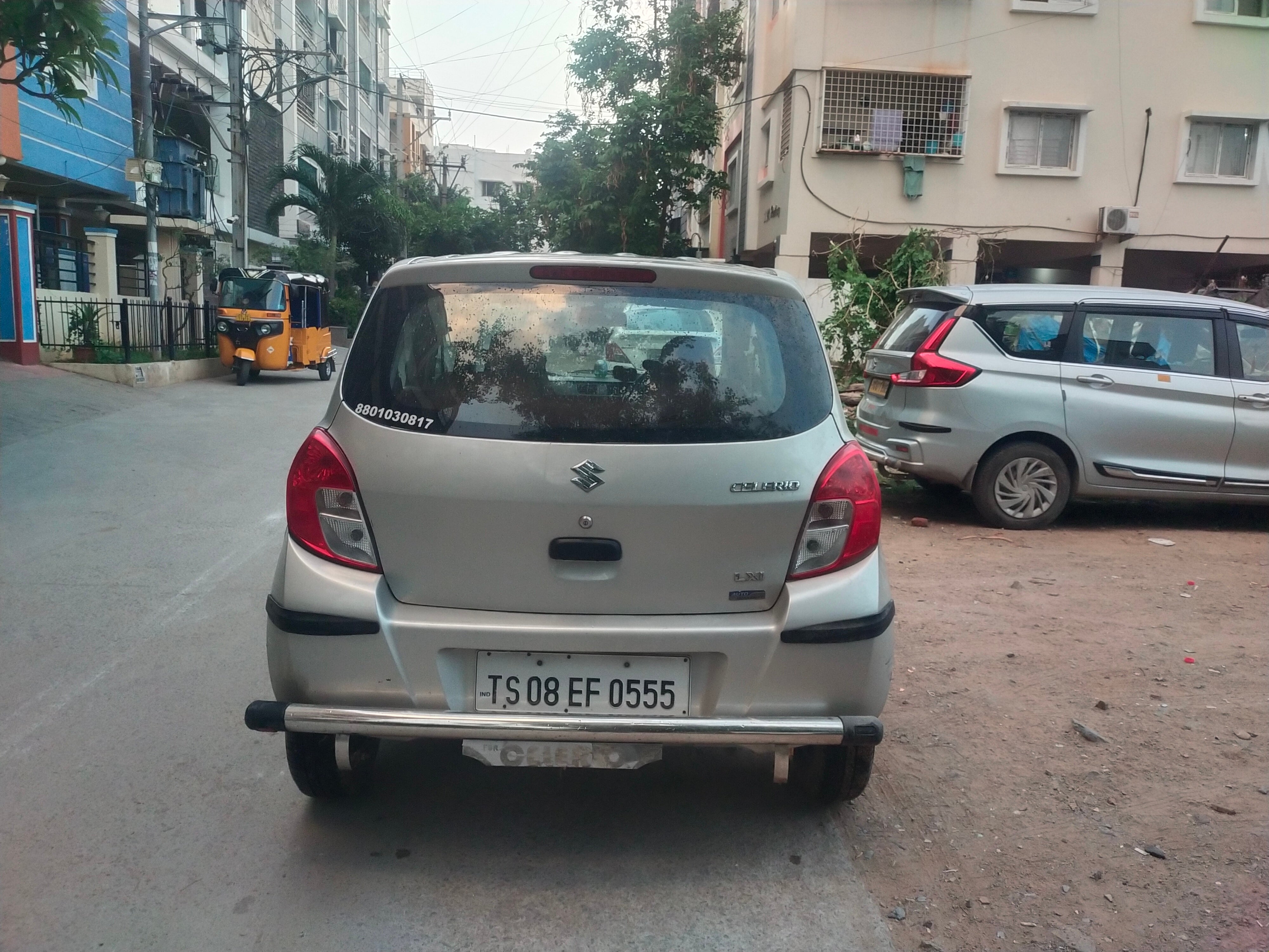 rear view of a Maruti Suzuki Celerio