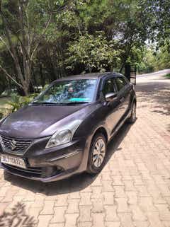 front three-quarter view of a Maruti Suzuki Baleno