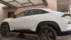 side view of a Tata Curvv