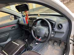 interior dashboard view of a Renault KWID
