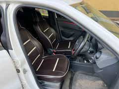 interior front seats and dashboard of a Renault KWID