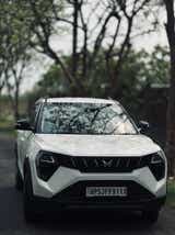 Front view of a Mahindra XUV 3XO
