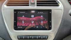 Infotainment system display of a Tata Tigor
