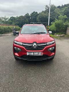 front view of a Fiery Red Renault KWID