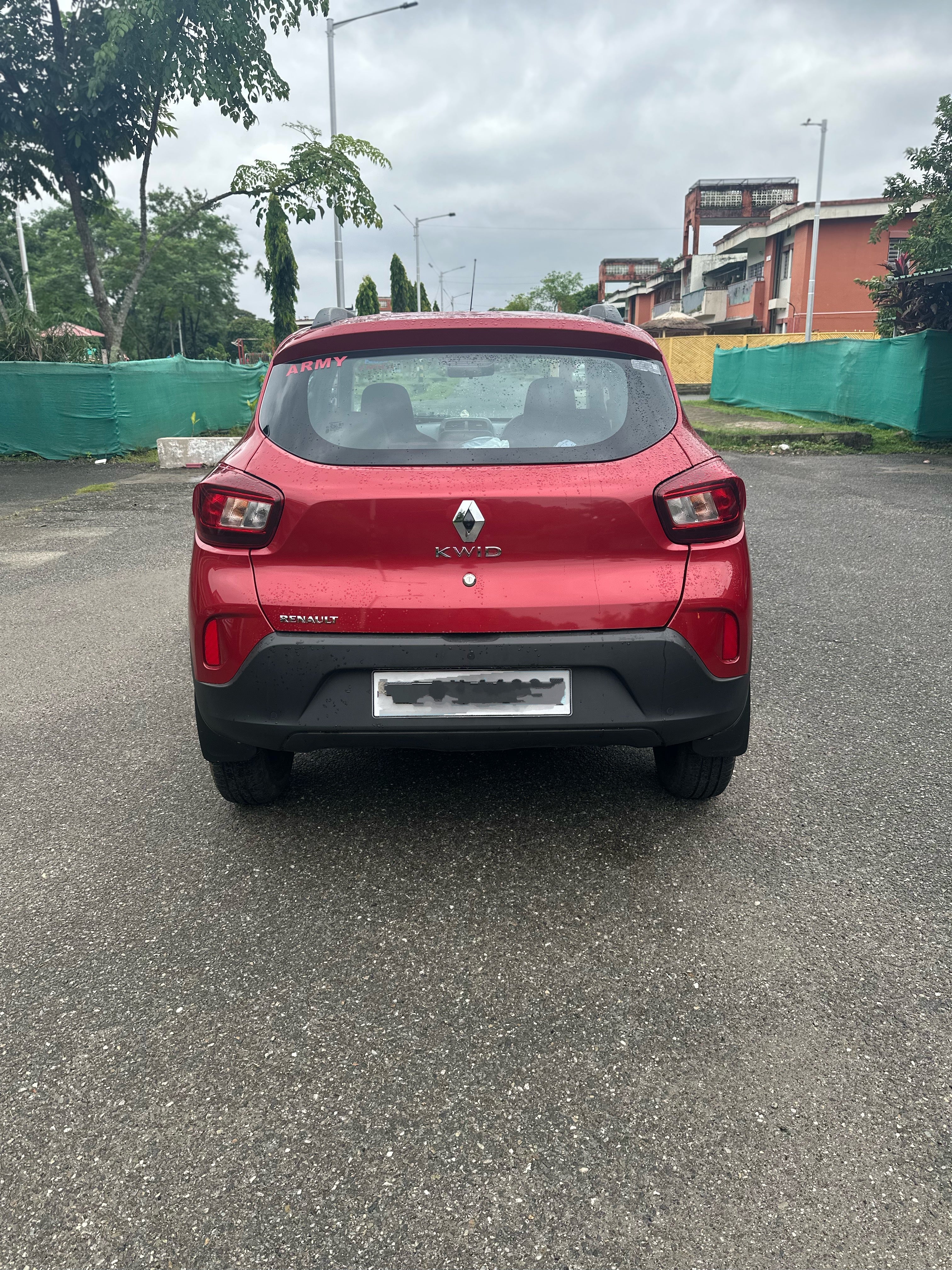 rear view of a Renault KWID