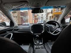 interior dashboard of an MG Hector