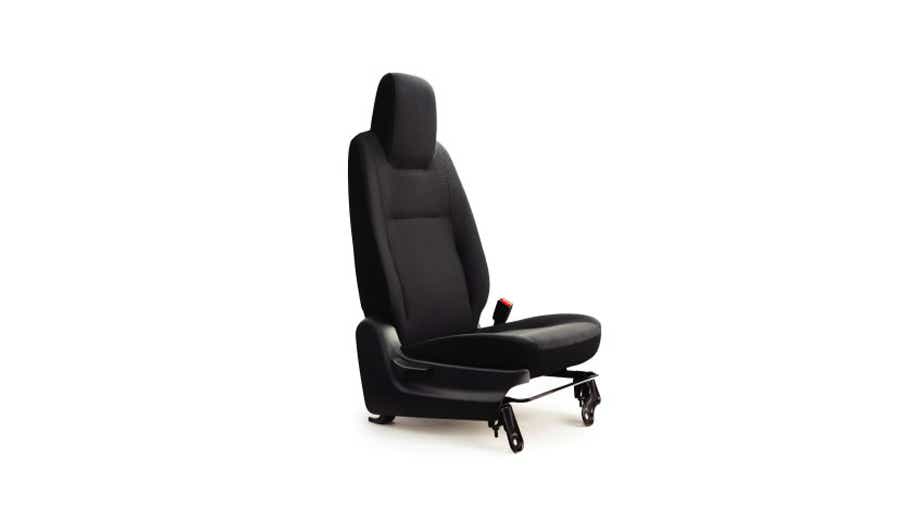 front seat of a Isuzu D-Max