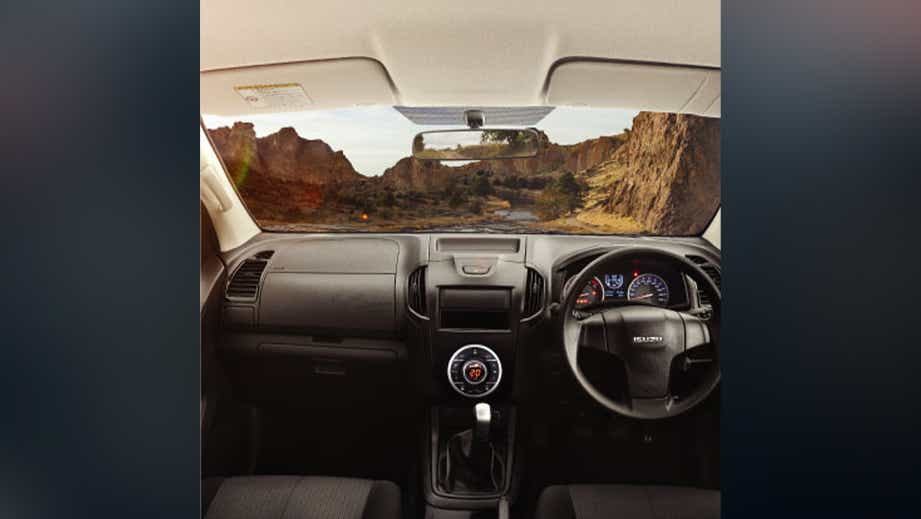 interior dashboard view of an Isuzu Hi-Lander