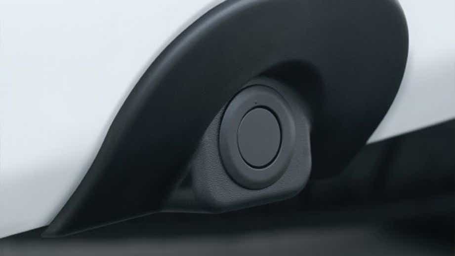 Parking sensor close-up of a Isuzu S-CAB