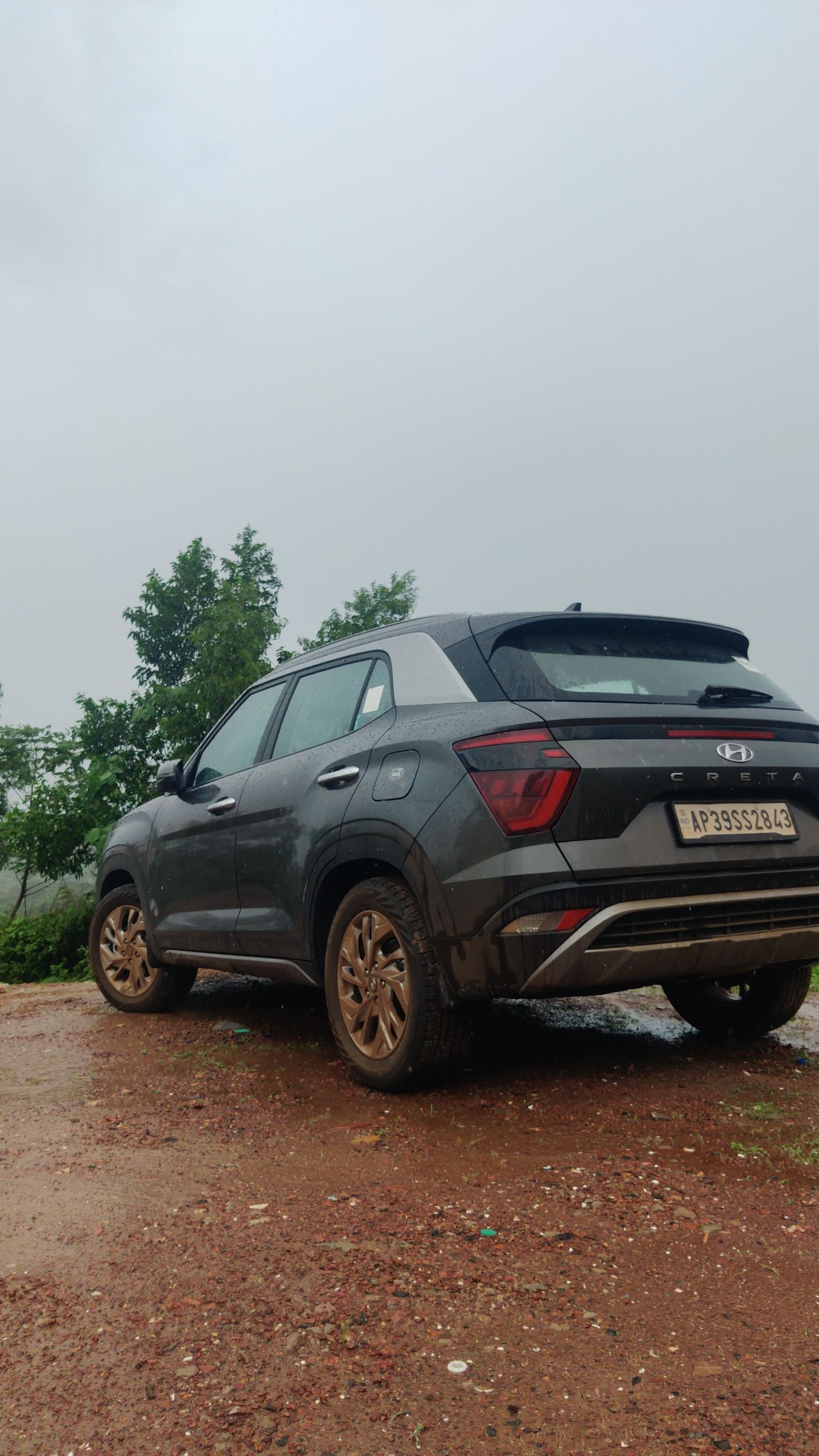 rear three-quarter of a Hyundai Creta 2018-2023