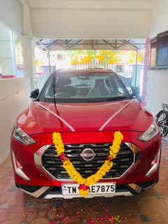 front view of a Nissan Magnite 2020-2023