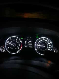 dashboard view of a Hyundai Creta 2018-2023