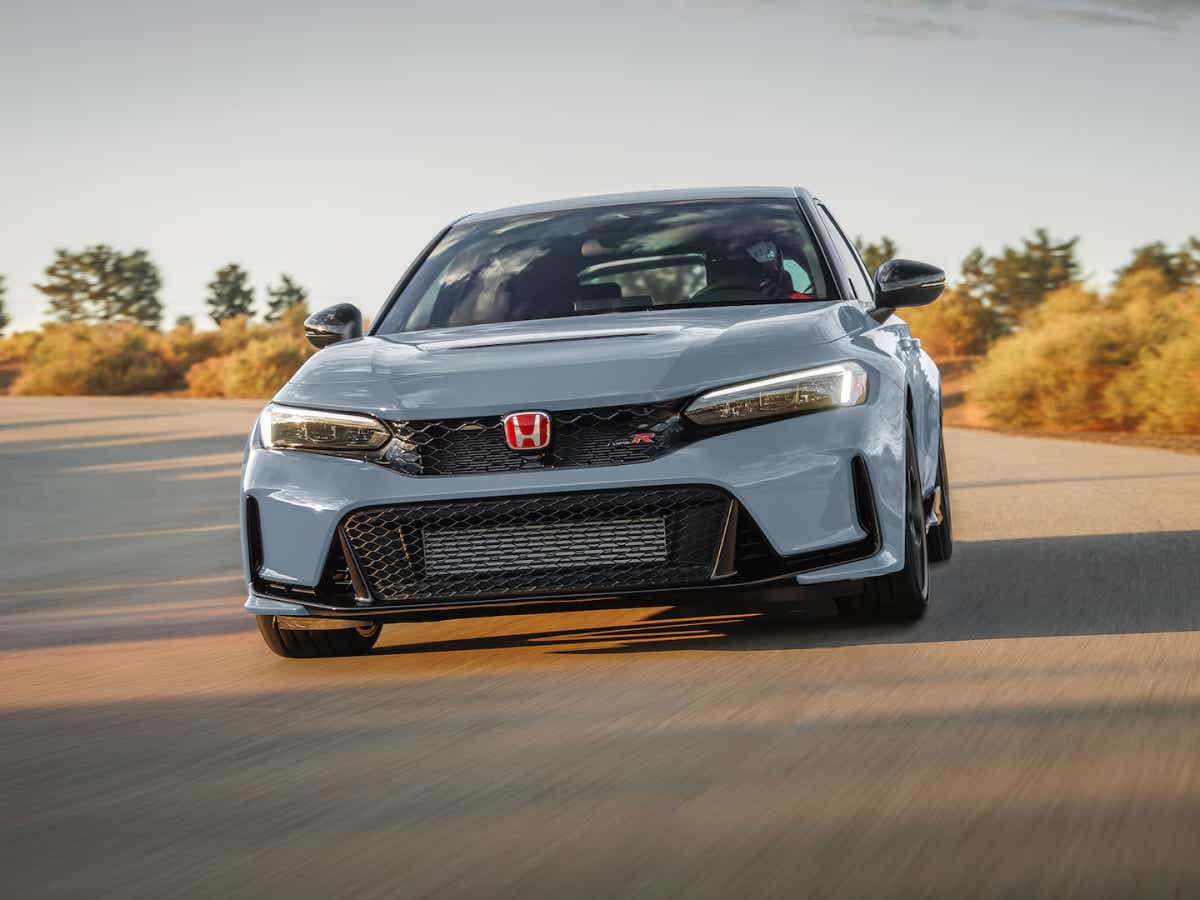 front view of a Honda Civic Type R