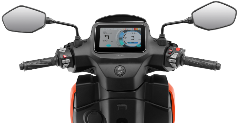 Touch-enabled 7-inch TFT vibrant screen.