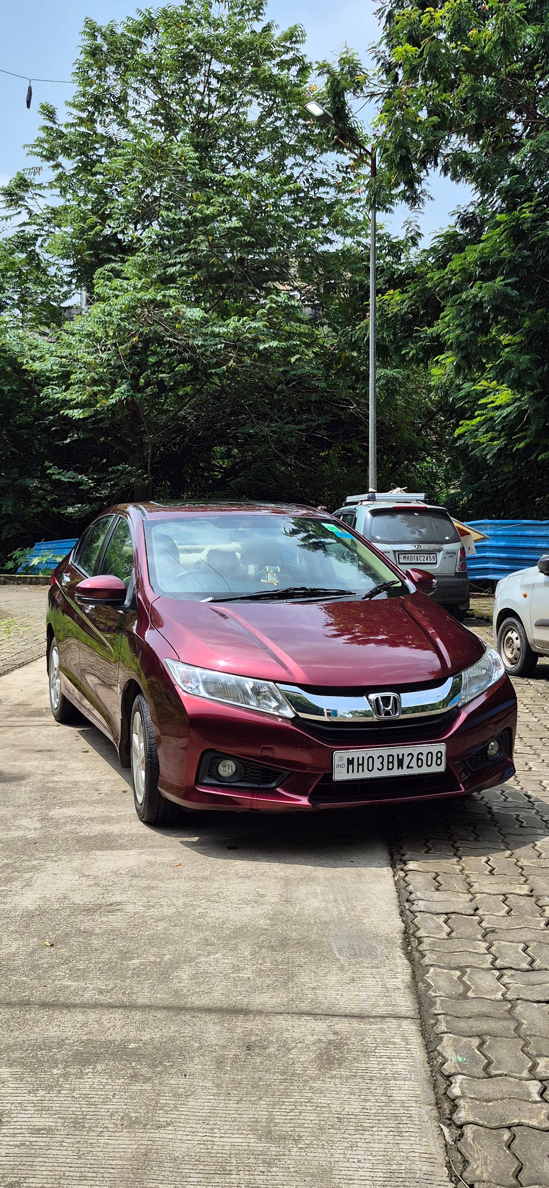 Front view of a Honda City