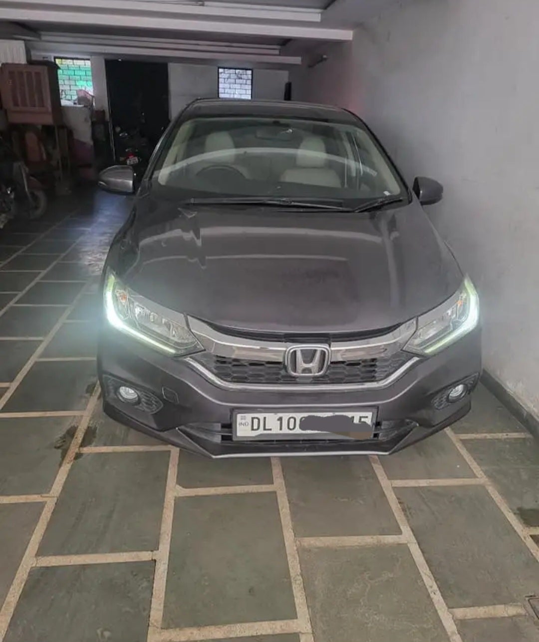 Front view of a Honda City
