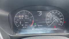 Instrument cluster of a Honda City