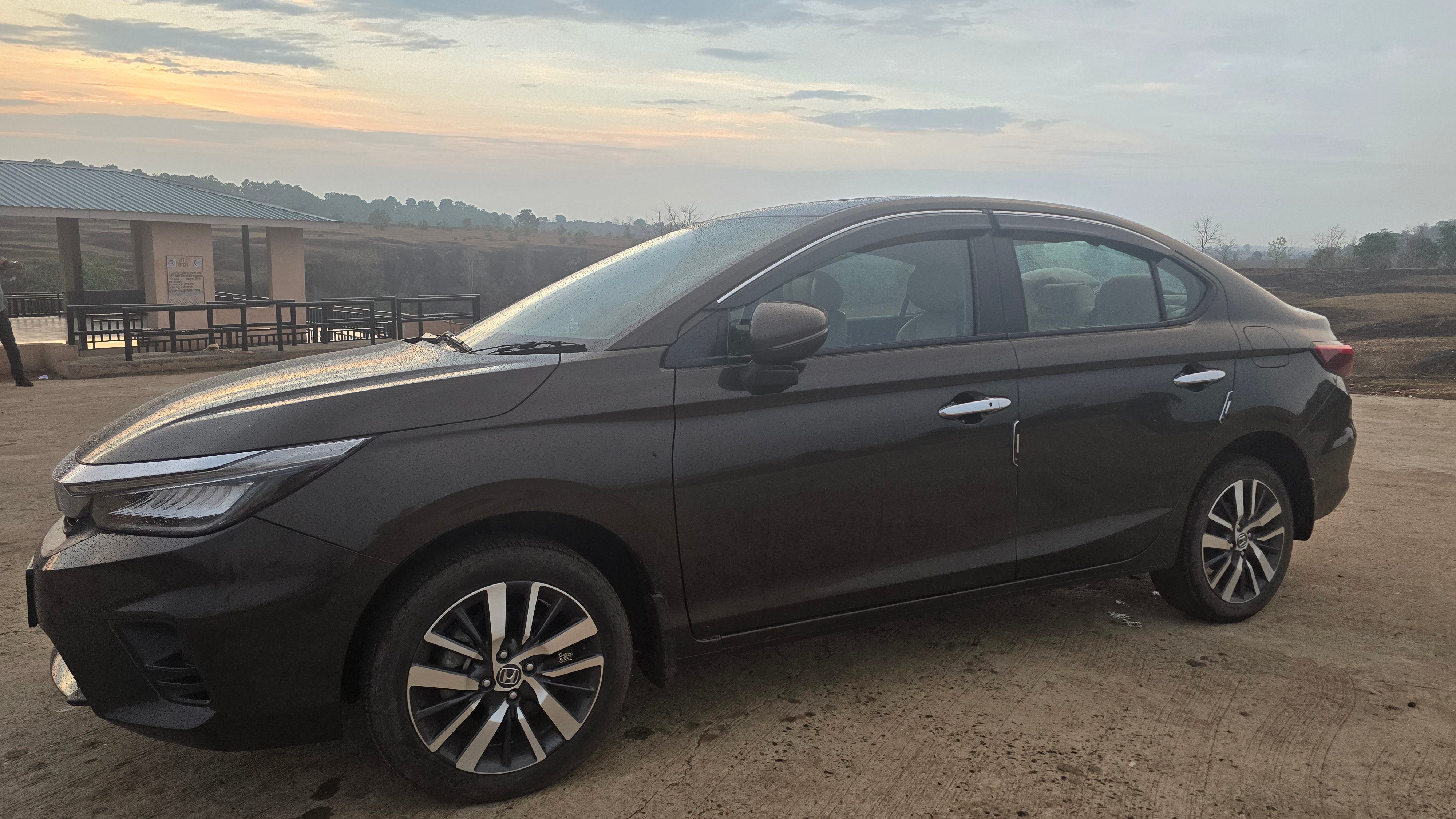 side profile of a Honda City