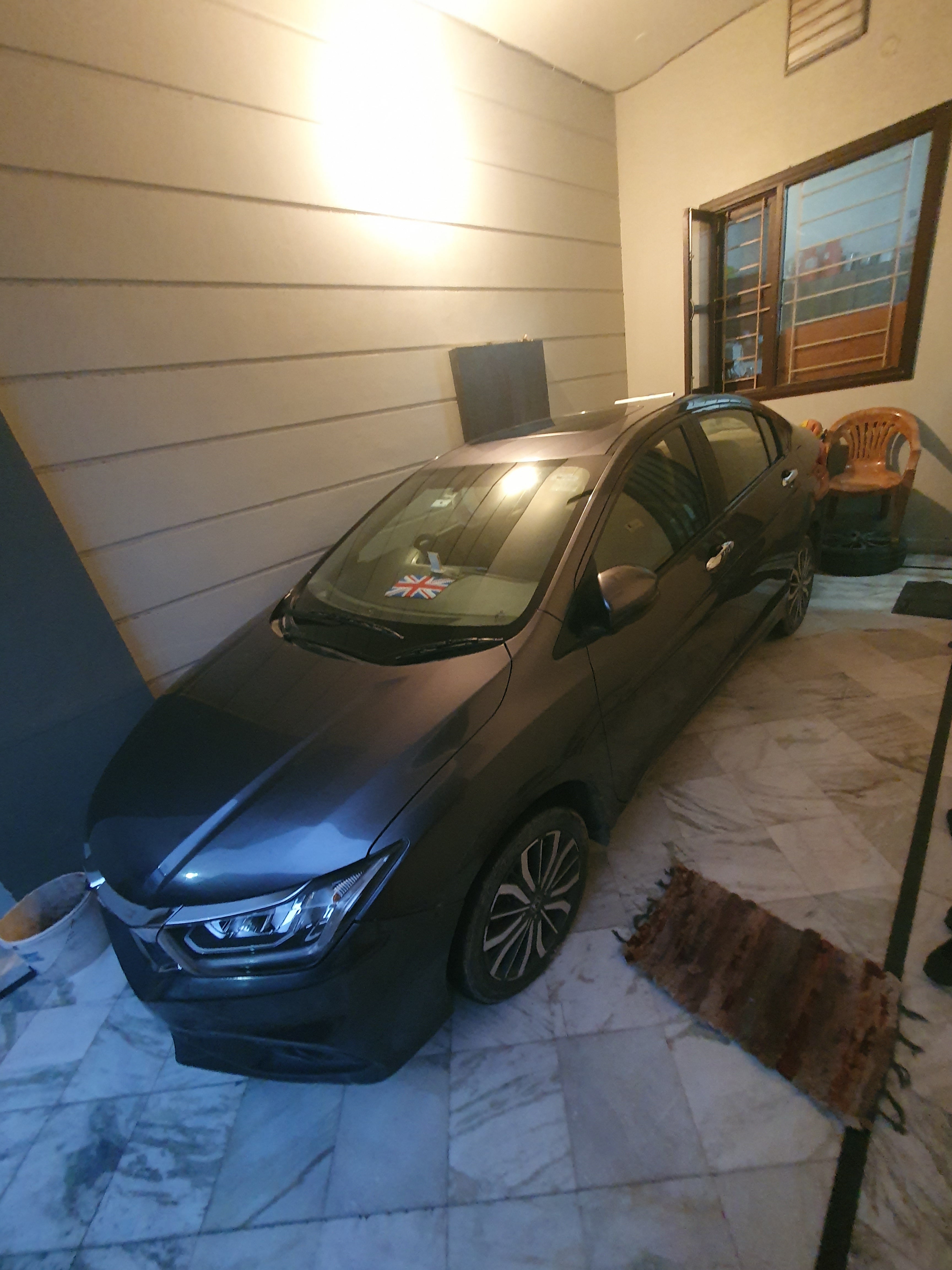 front three-quarter view of a Honda City sedan