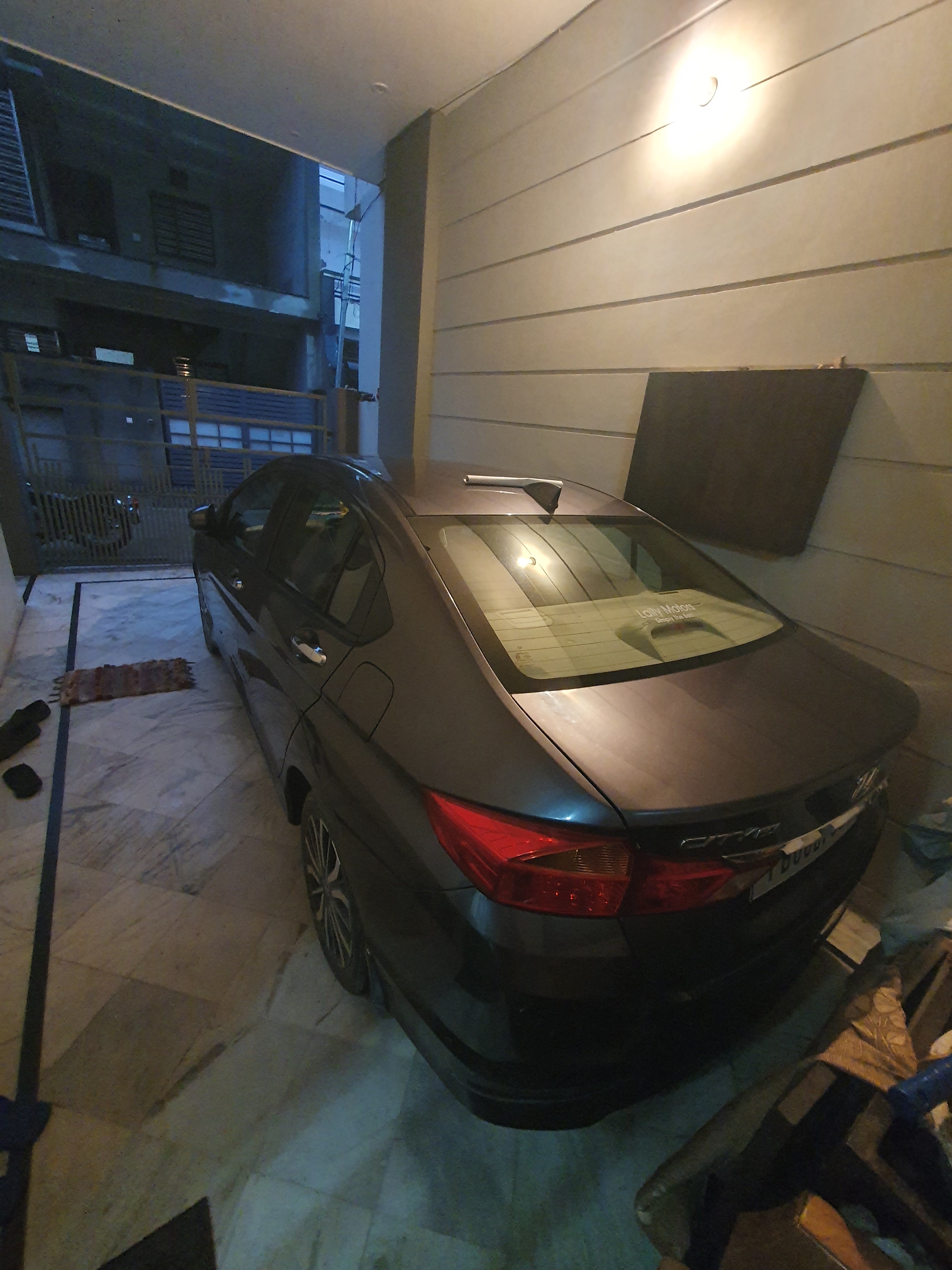 rear three-quarter of a Honda City