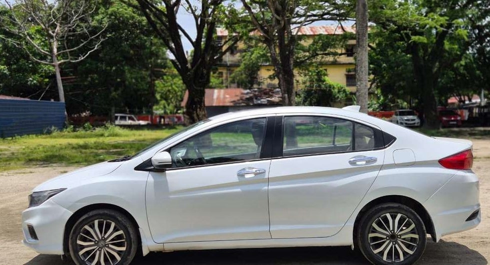 side view of a Honda City sedan