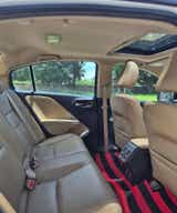 rear seat and interior view of a Honda City