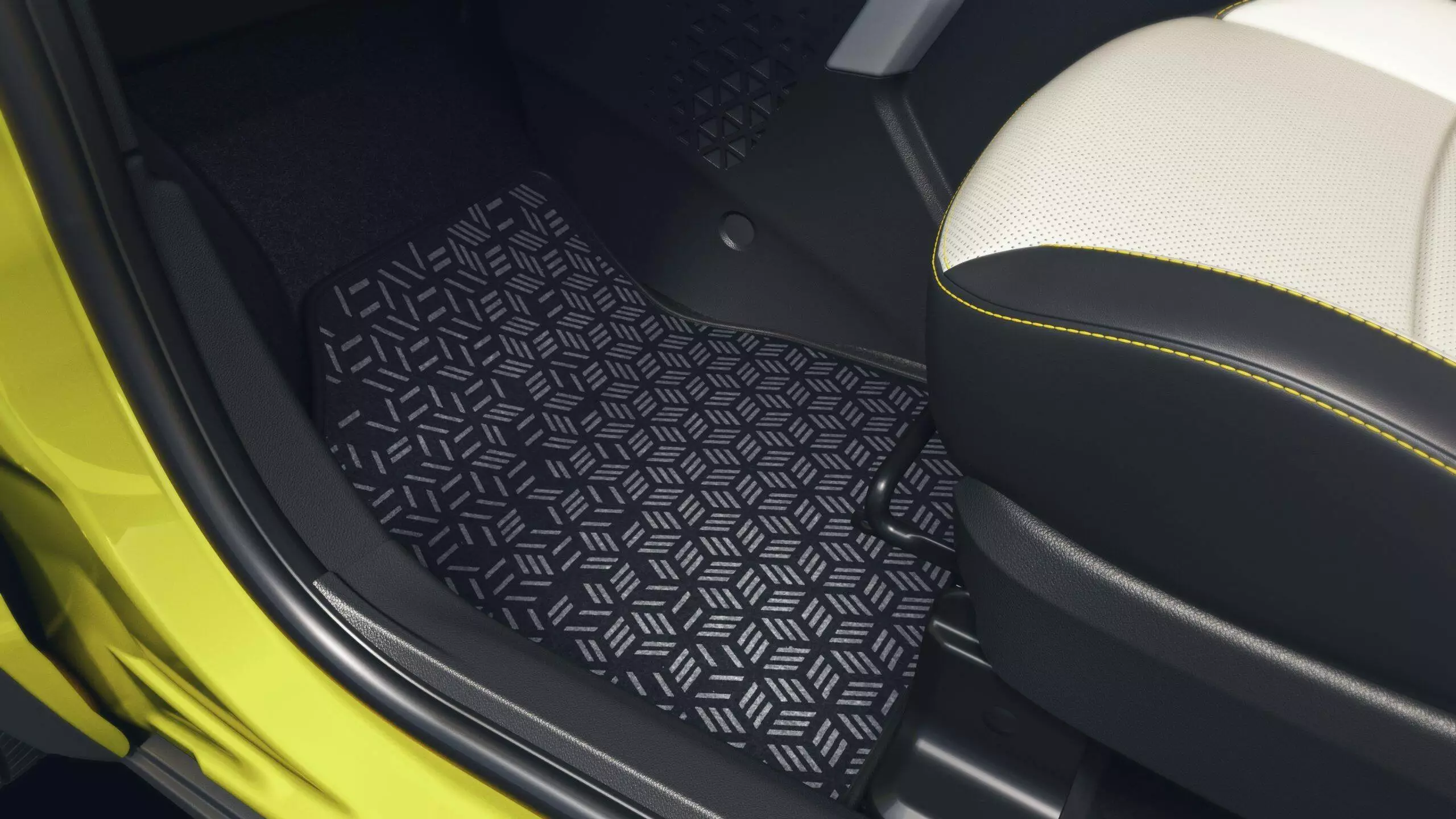 Printed carpet floor mat