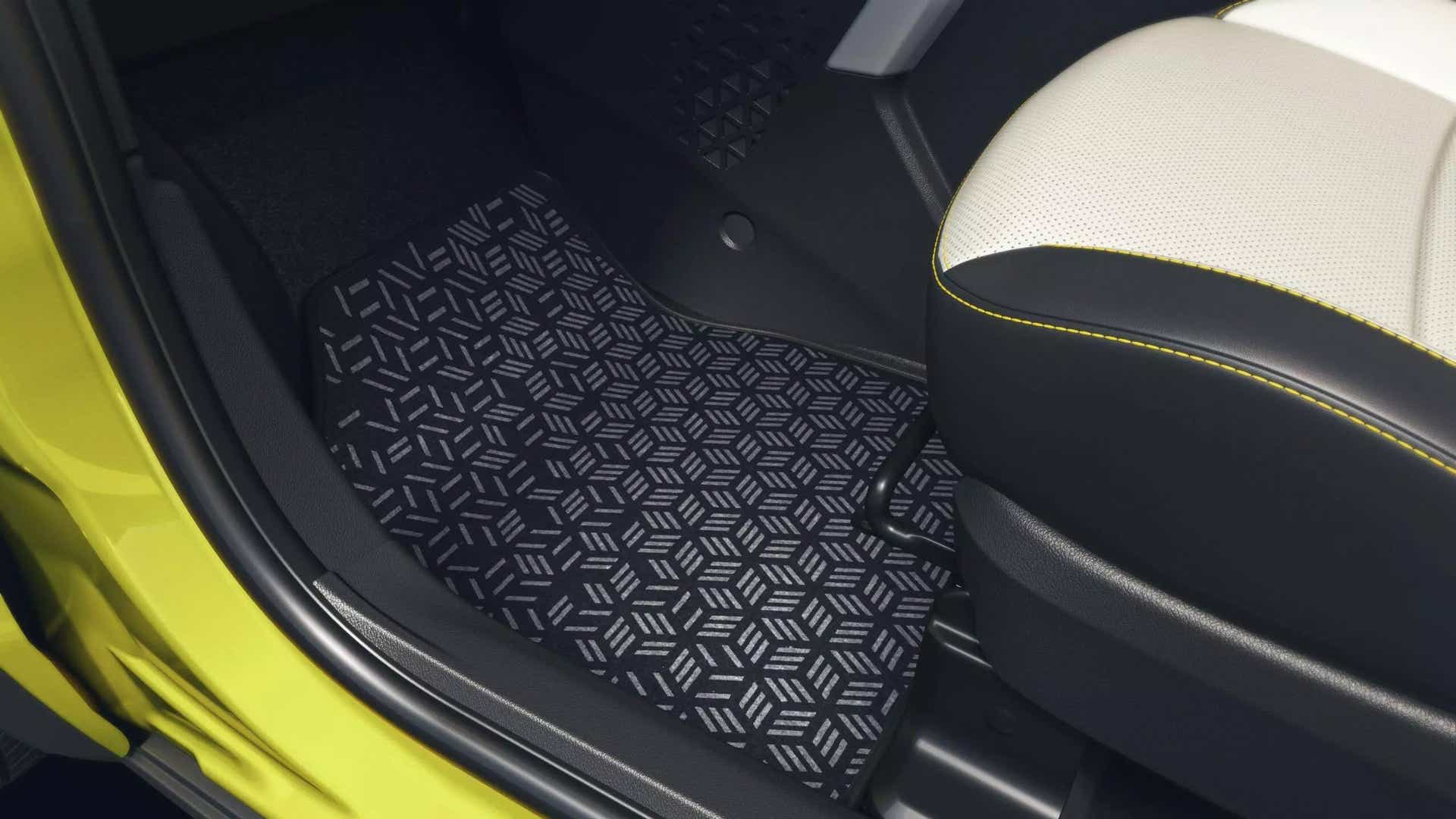 Printed carpet floor mat