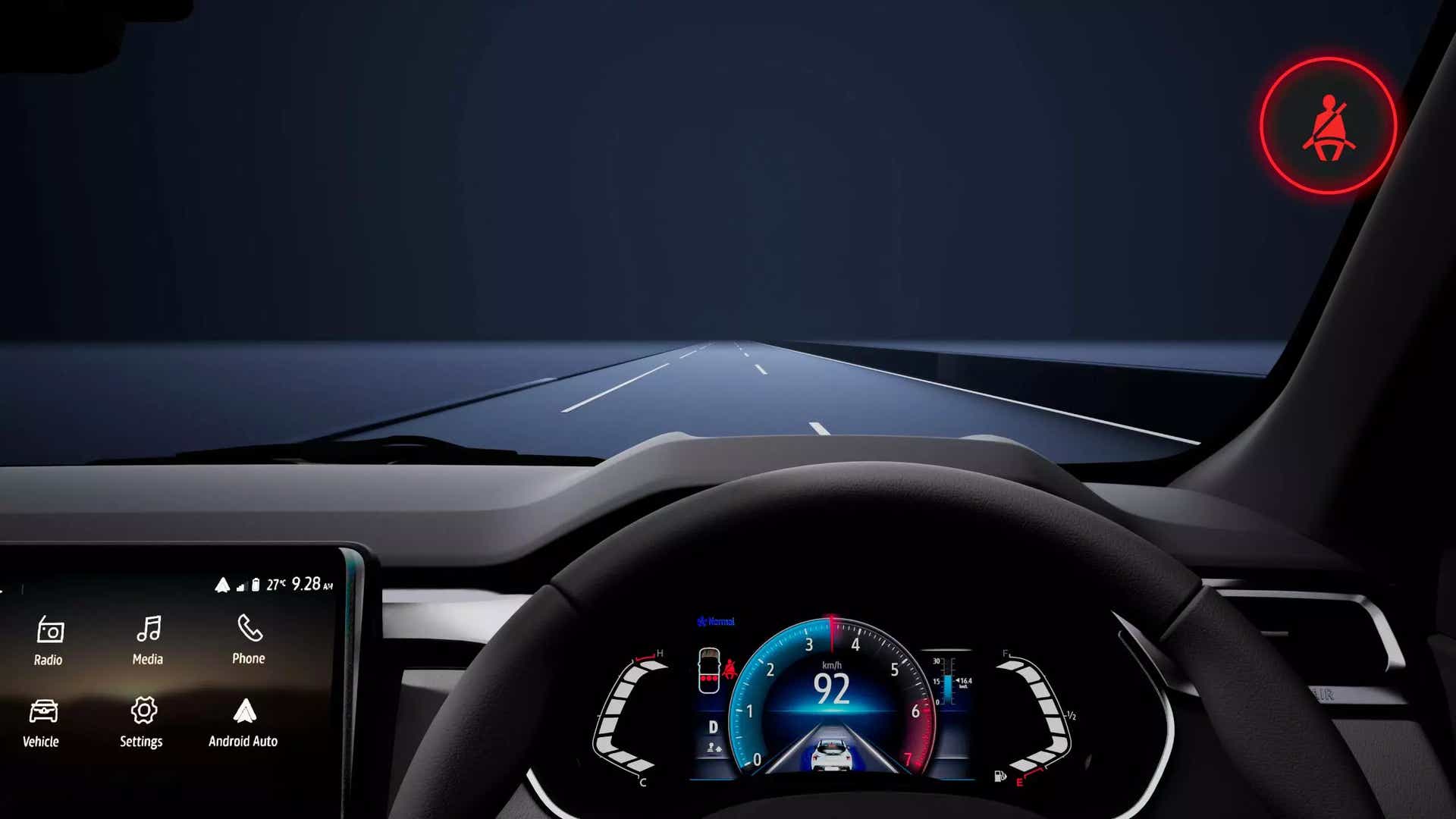 Rear seatbelt reminder