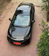 top view of a Honda City parked outdoors
