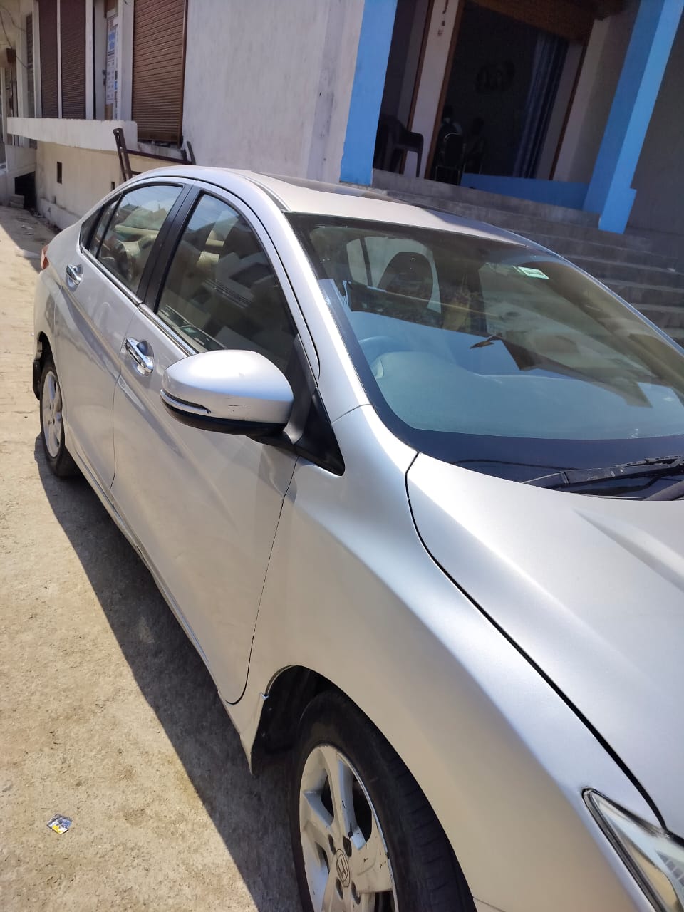 front-side view of a Honda City