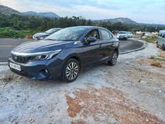 front three-quarter of a Honda City