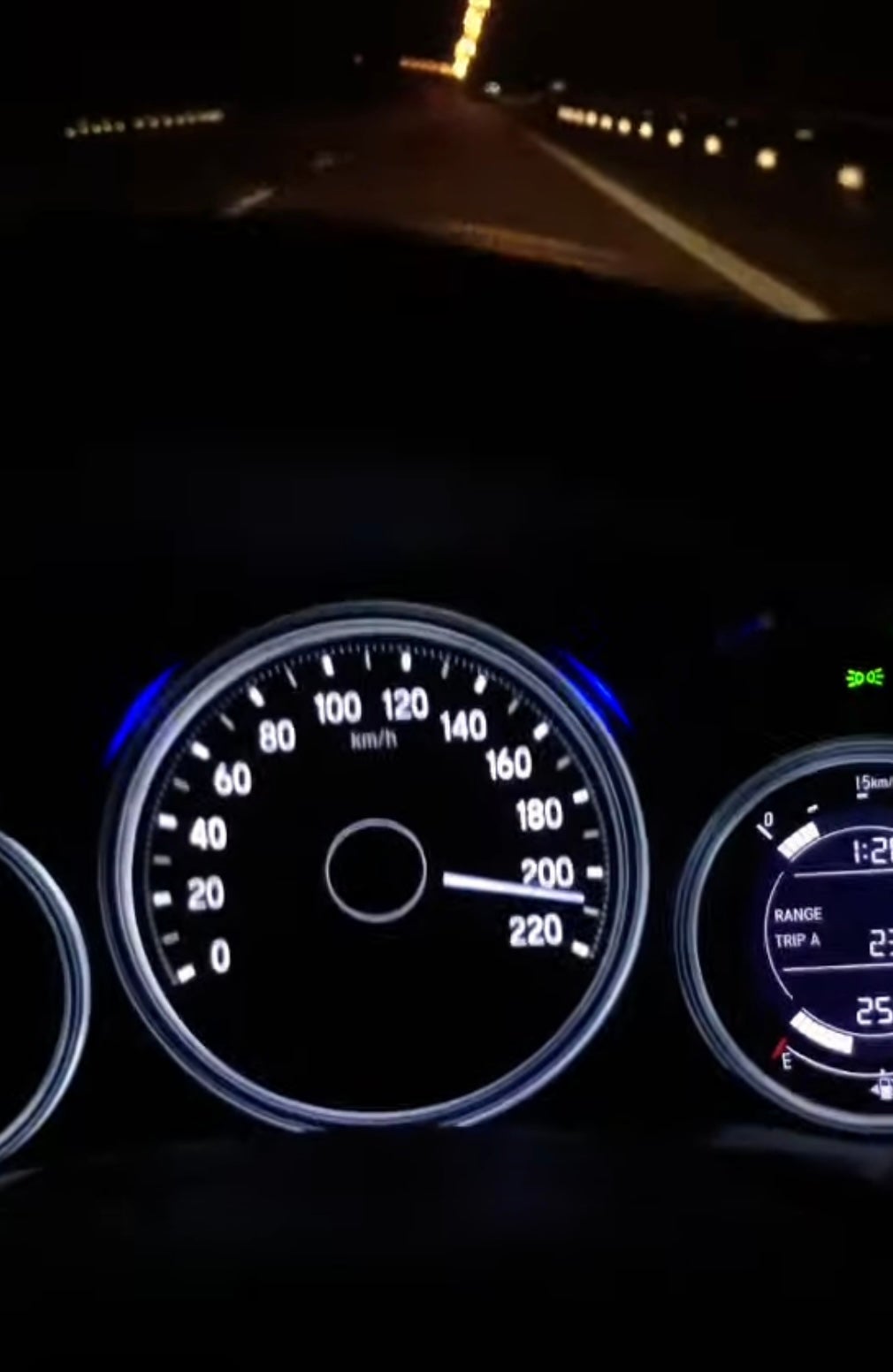 interior dashboard of a Honda City