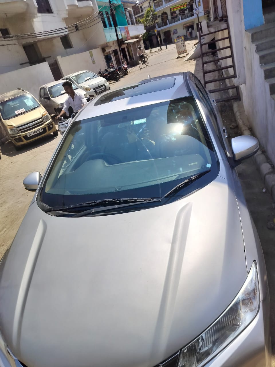 Front view of a Honda City