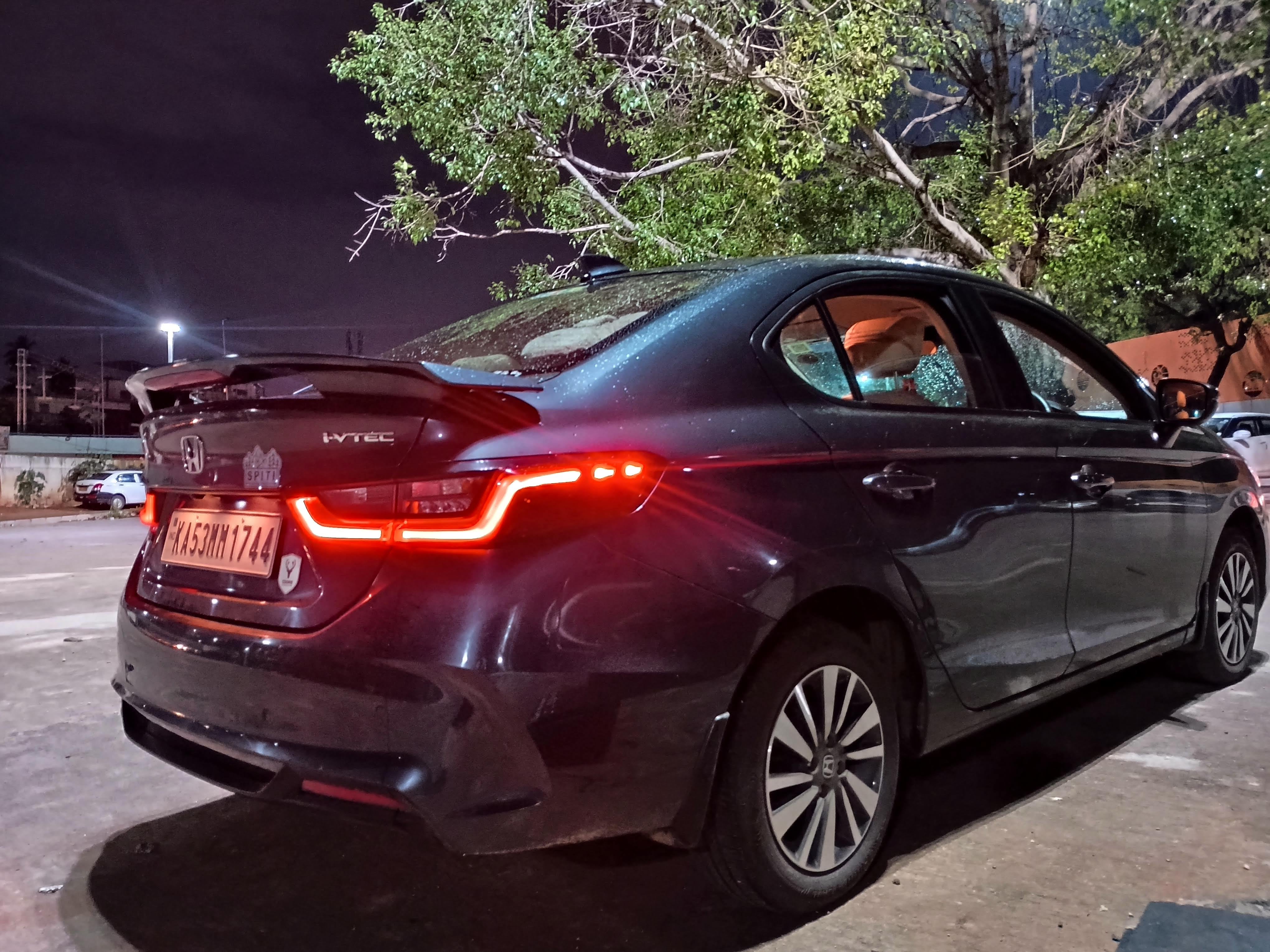 rear three-quarter of a Honda City