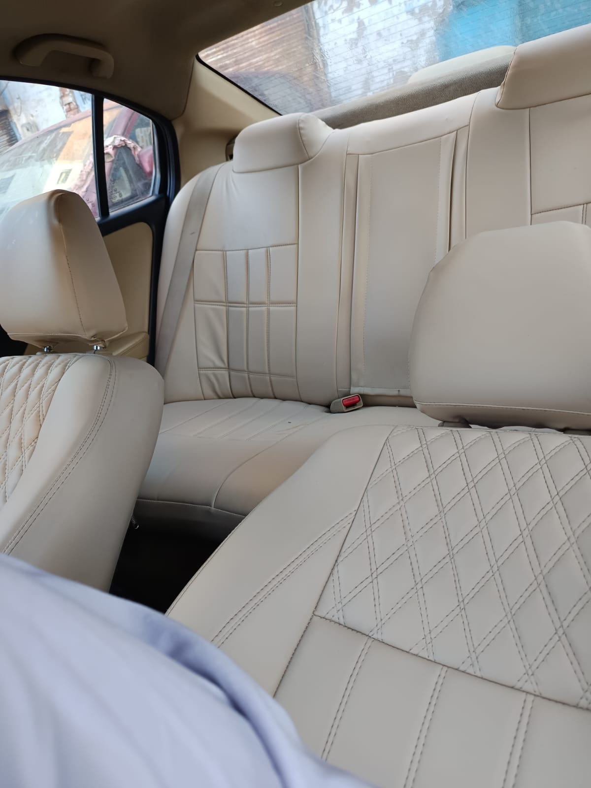 interior rear-seats of a Honda City