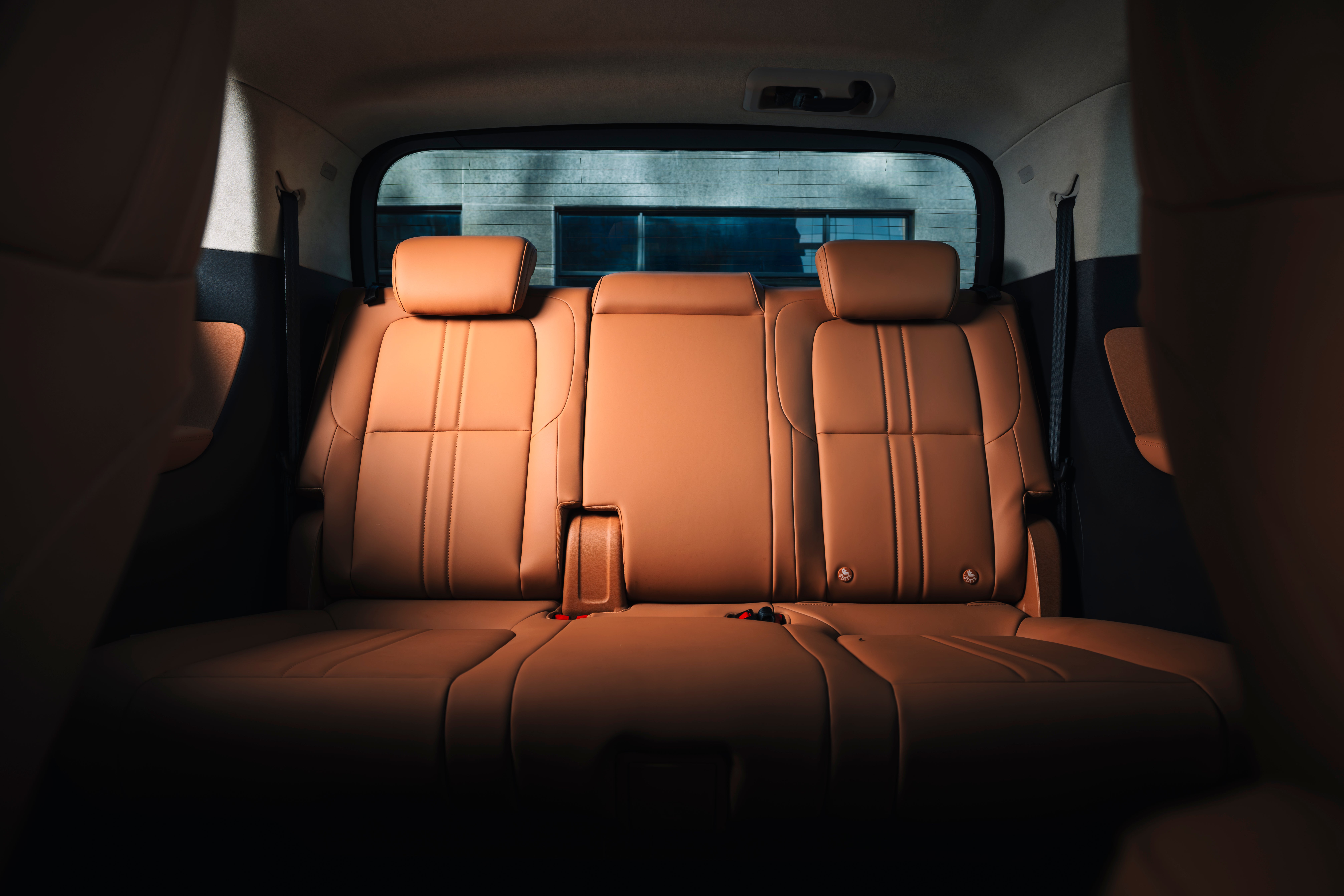 rear seat view of a MG M9