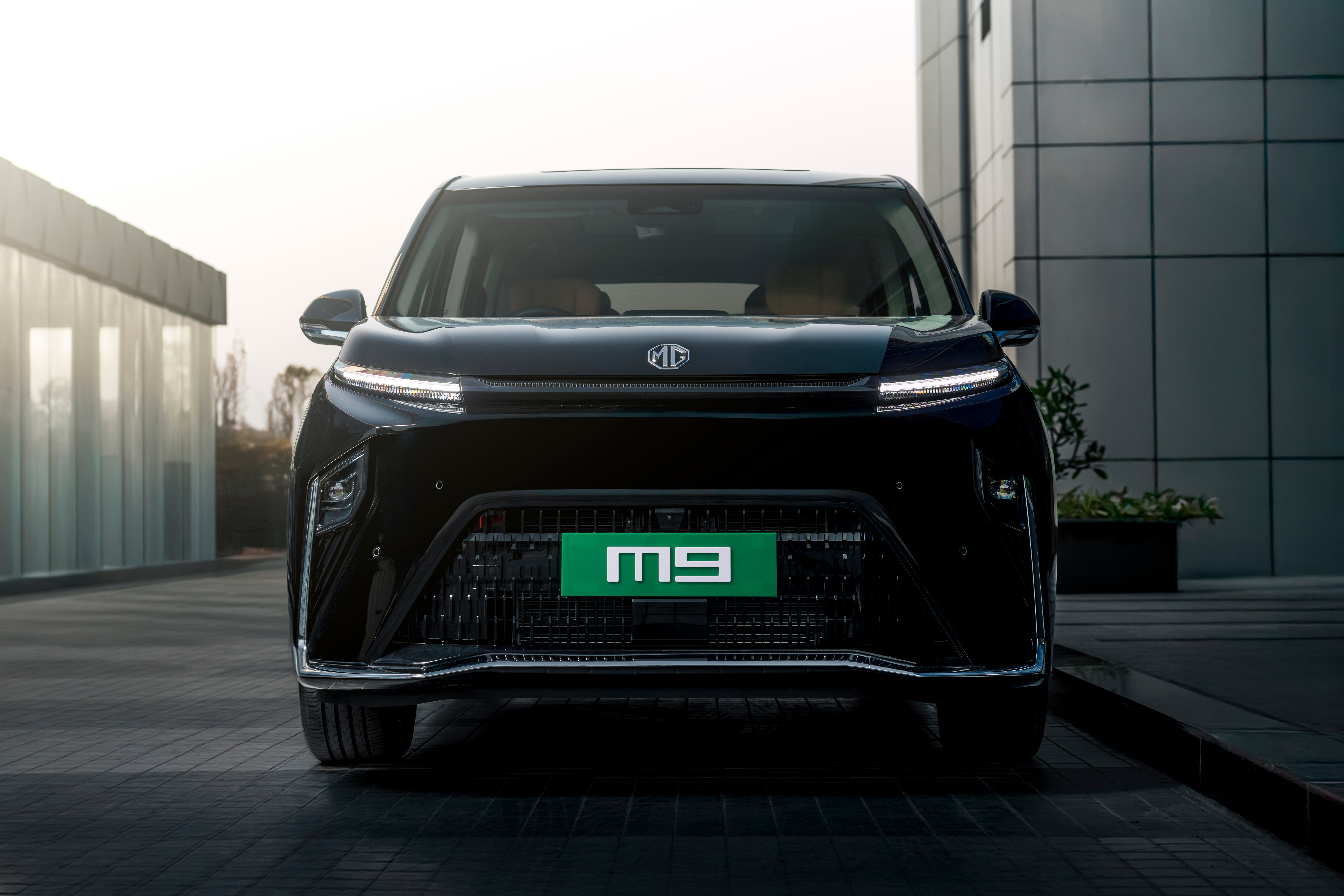 front view of a Metal Black MG M9