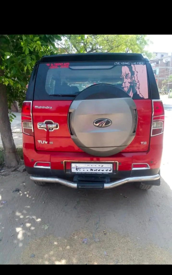 Rear view of a Mahindra Bolero Neo T10