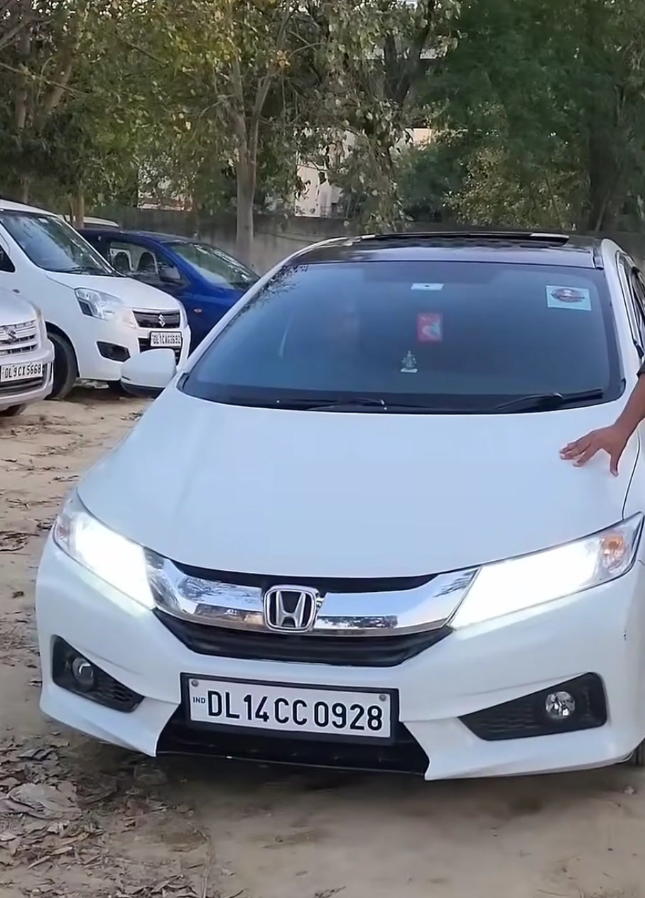 Front view of a Honda City