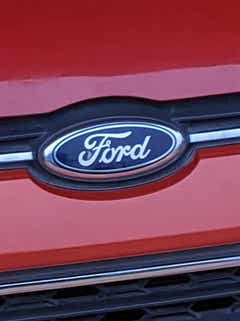Front grille close-up of a Equinox Bronze Ford Endeavour